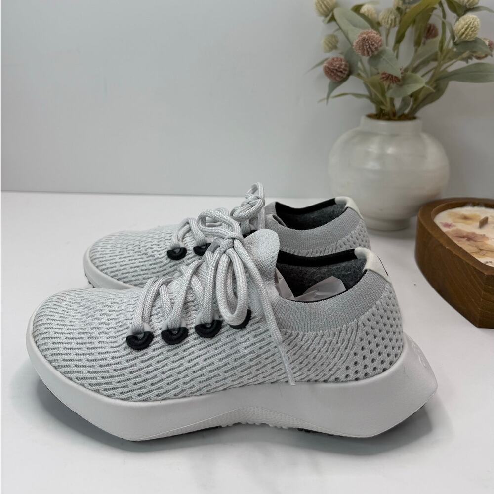 Allbirds Tree Dasher 2 Tencel Sneaker Light Gray Women's 5 Tried On